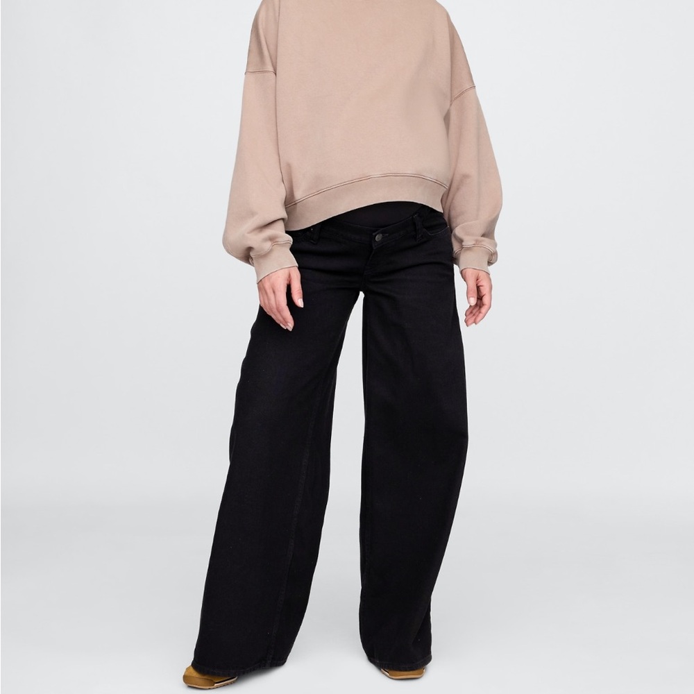 GAP Wide Leg Black Jeans